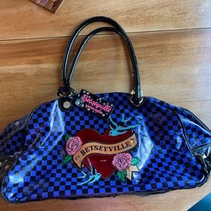 Betsey Johnson weekender bag